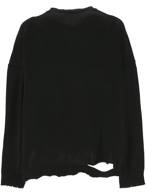 Maglione in cotone nero Helmut Lang | O04HM799001